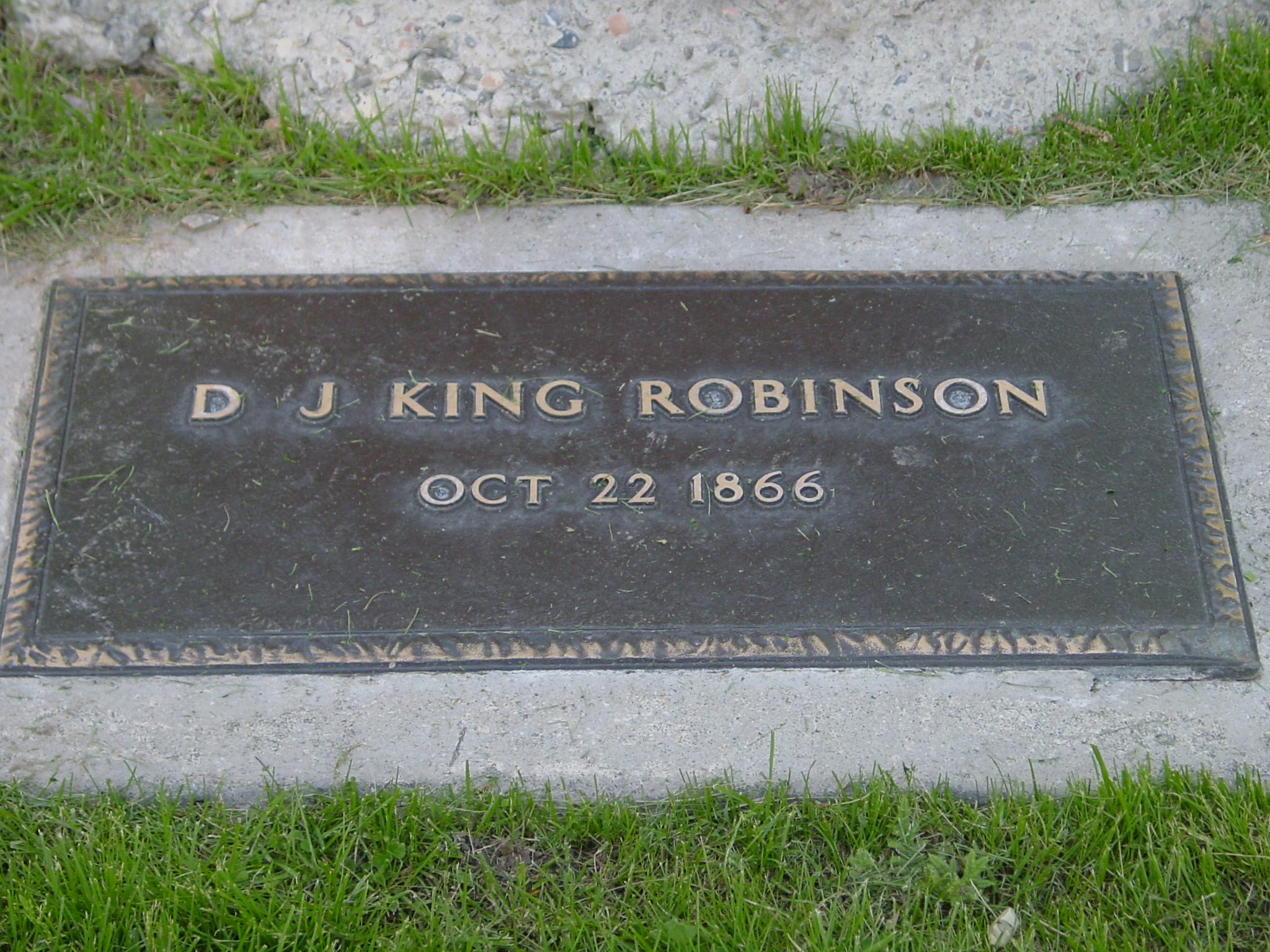 JK Robinson Grave